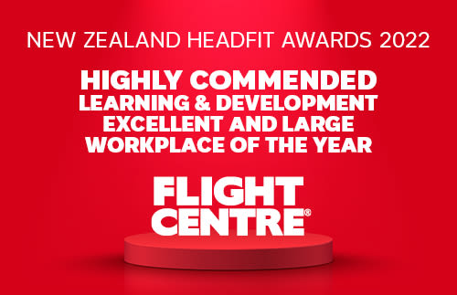 Highly commended Travel Agency Group at the New Zealand Headfit 2022 award