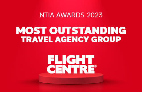 Most Outstanding Travel Agency Group at the NTIA 2023 award