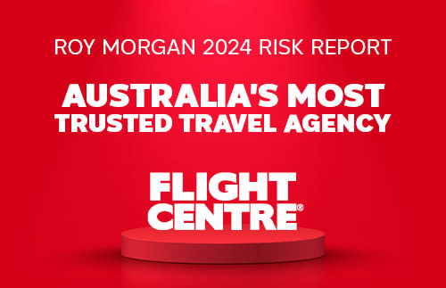 Australia's most trusted travel agency 2024 award