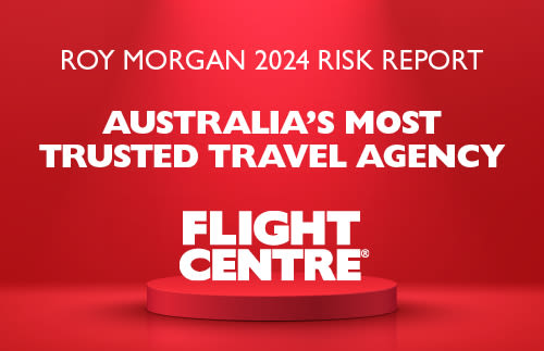 Australia's most trusted travel agency 2024 award