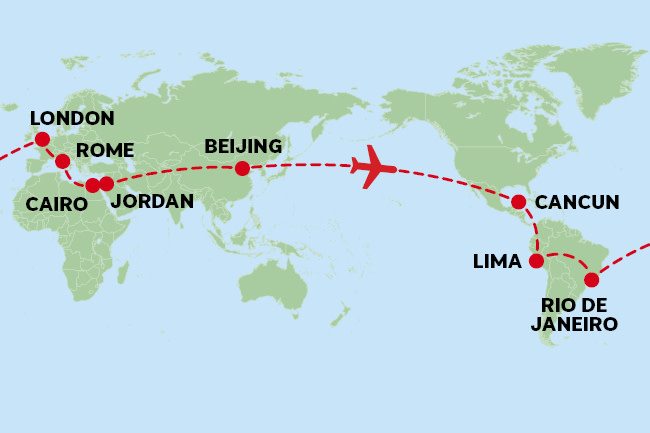Mileage-based map guide