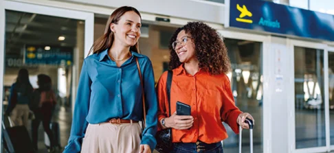People walking at the airport
